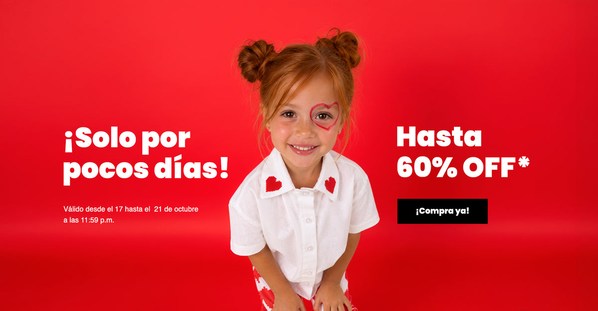 Hasta 60% de descuento por pocos días