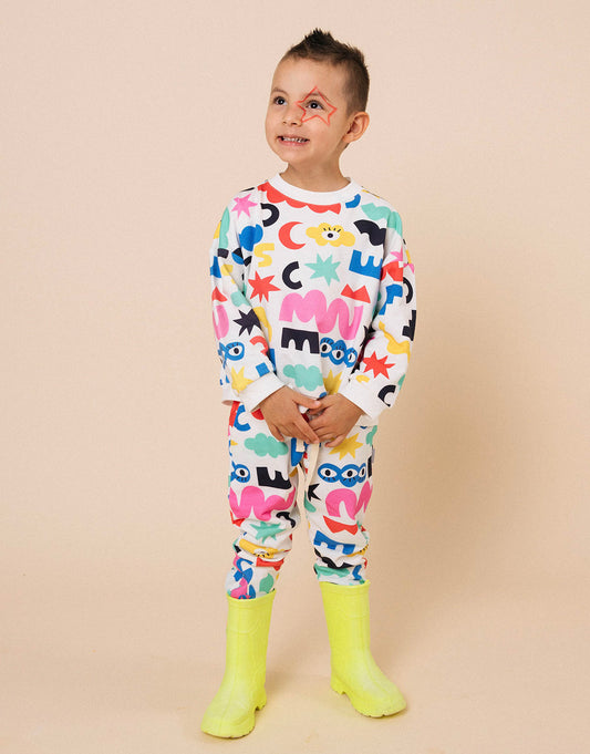 Conjunto para niñas y niños en algodón peruano - Elementos