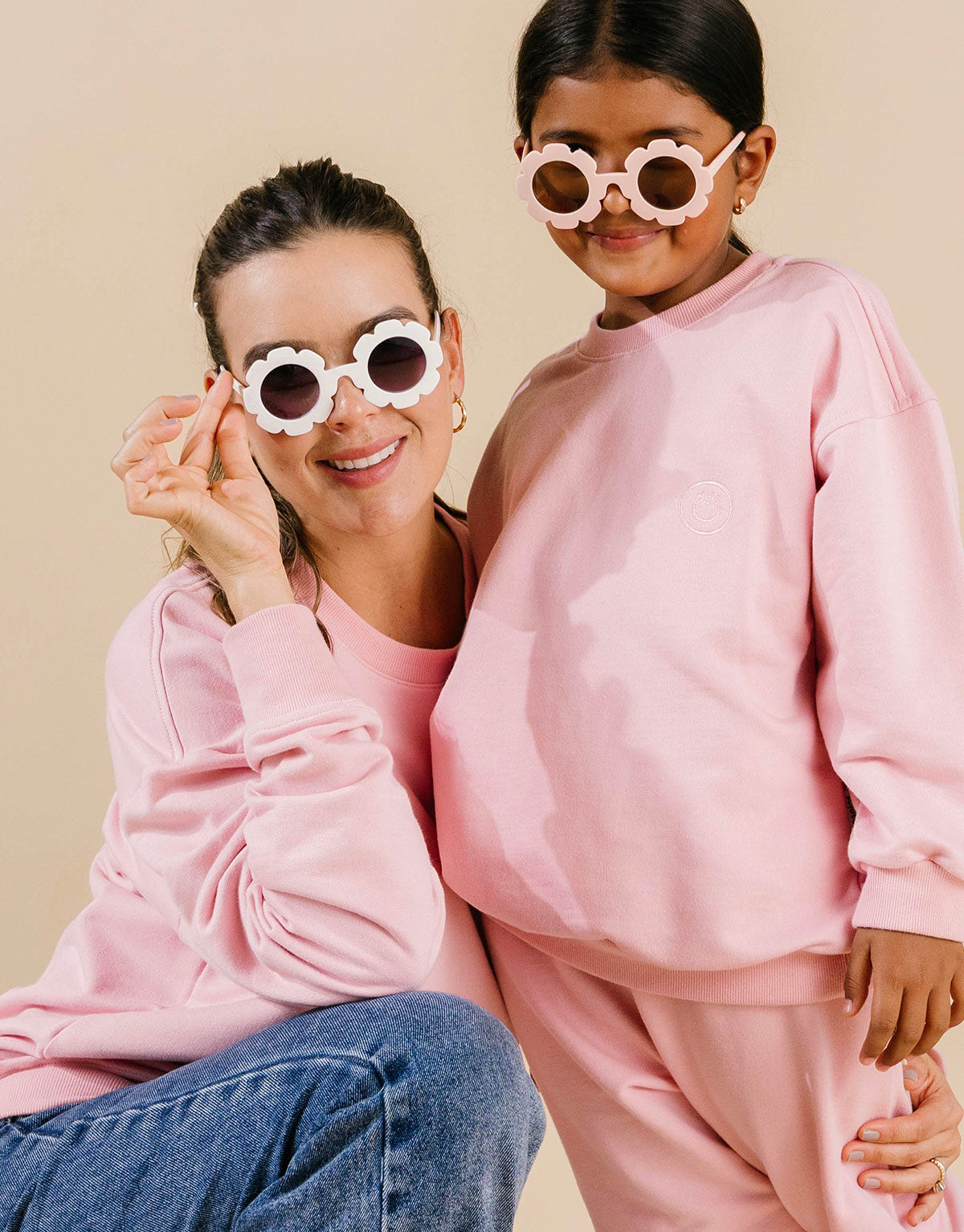 Buzo oversized adultos en 100% algodón peruano - Palo rosa