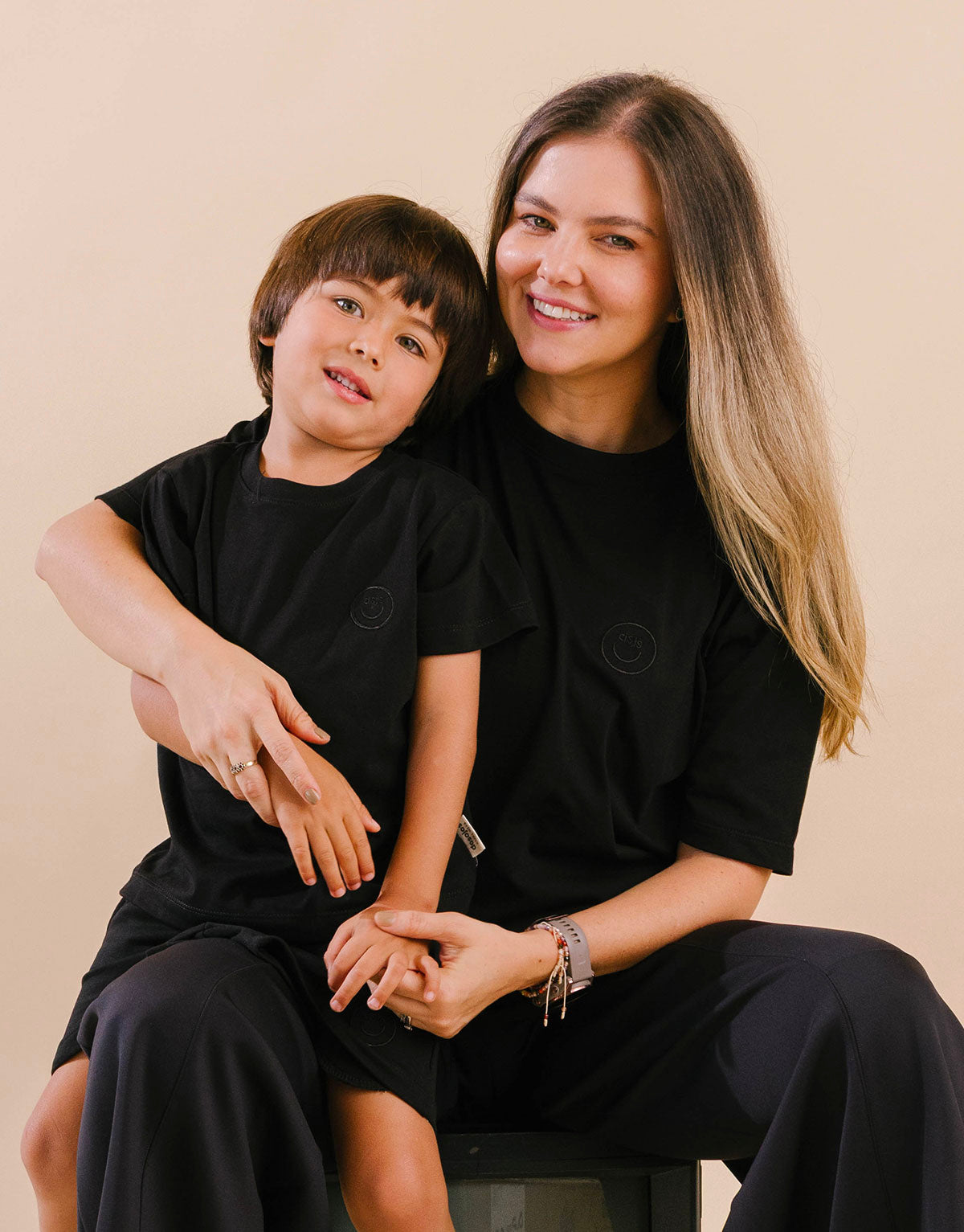 Camiseta adultos en 100% algodón peruano - Negra