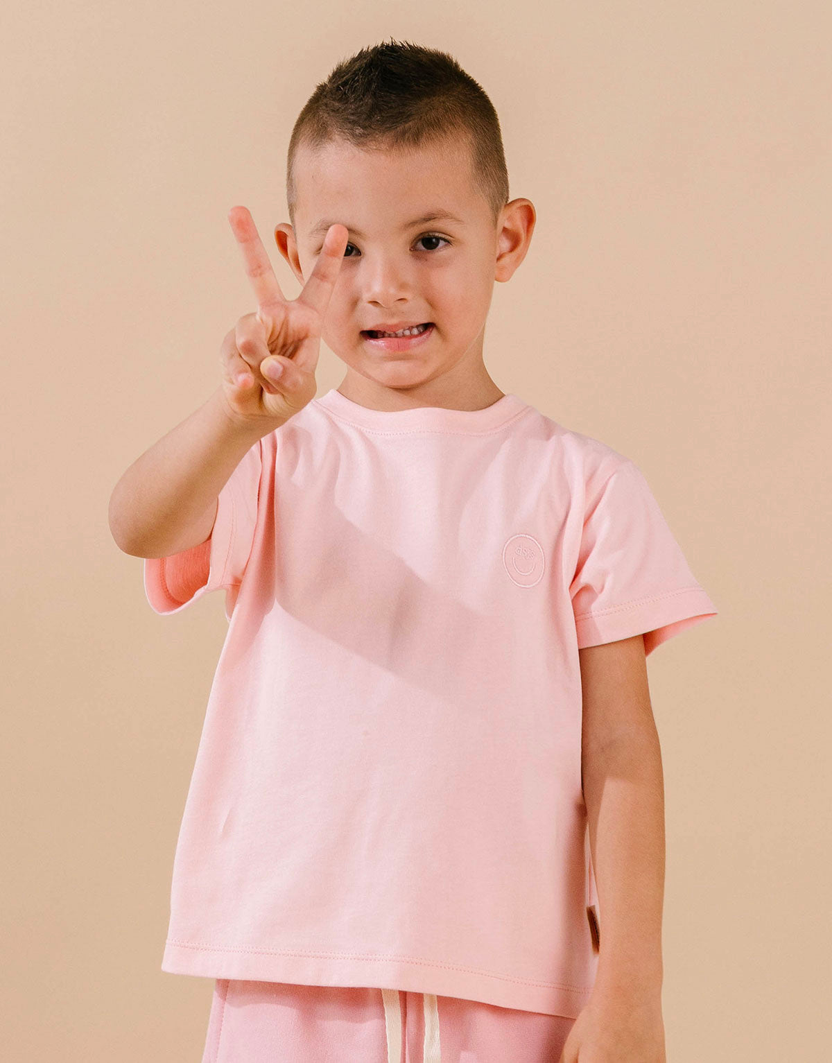 Camiseta en 100% algodón peruano - Palo de rosa