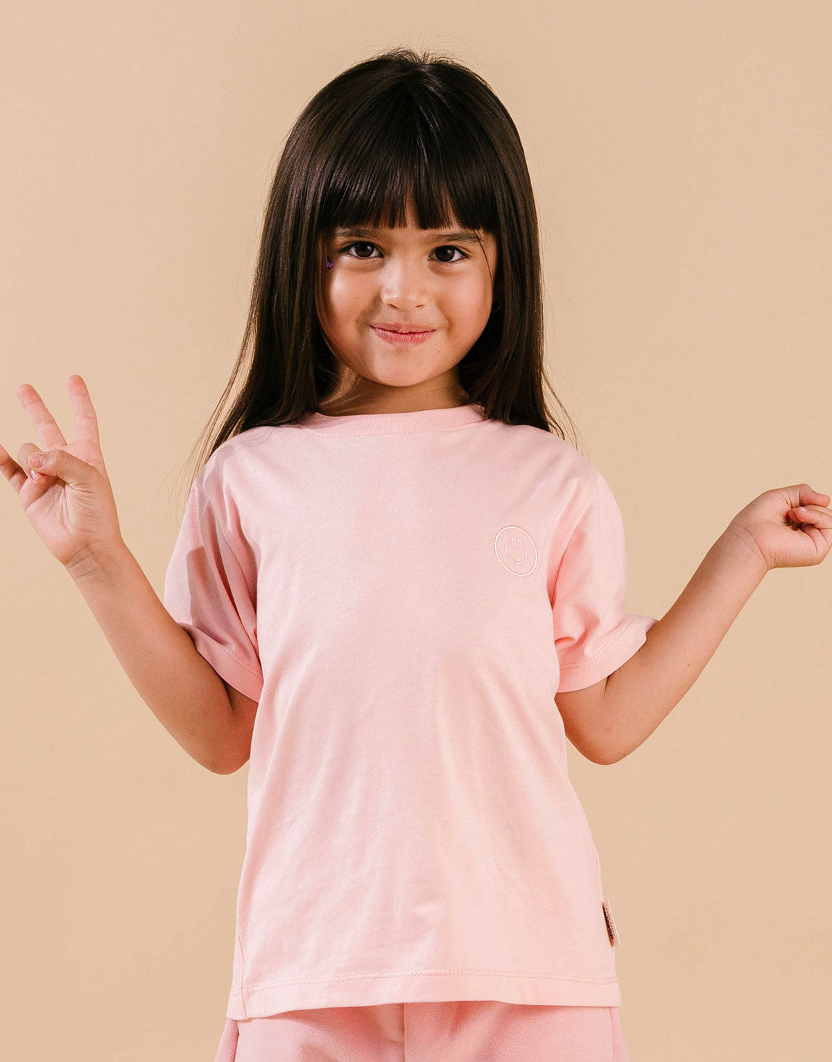 Camiseta en 100% algodón peruano - Palo de rosa