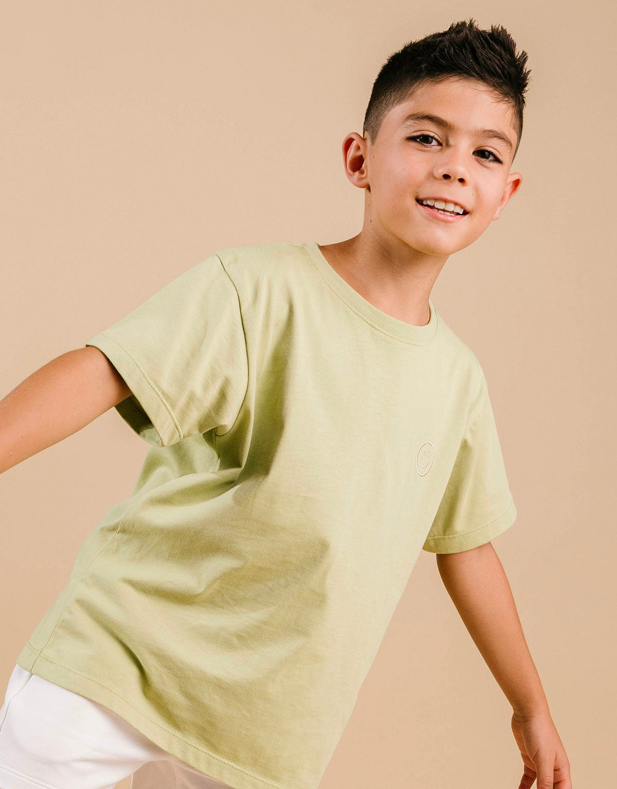 Camiseta infantil en 100% algodón peruano - Verde