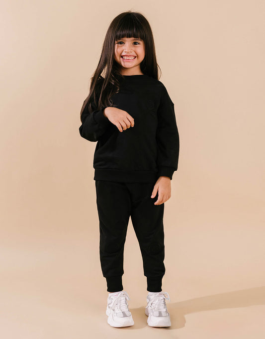 Conjunto buzo y jogger en 100% algodón peruano - Negro