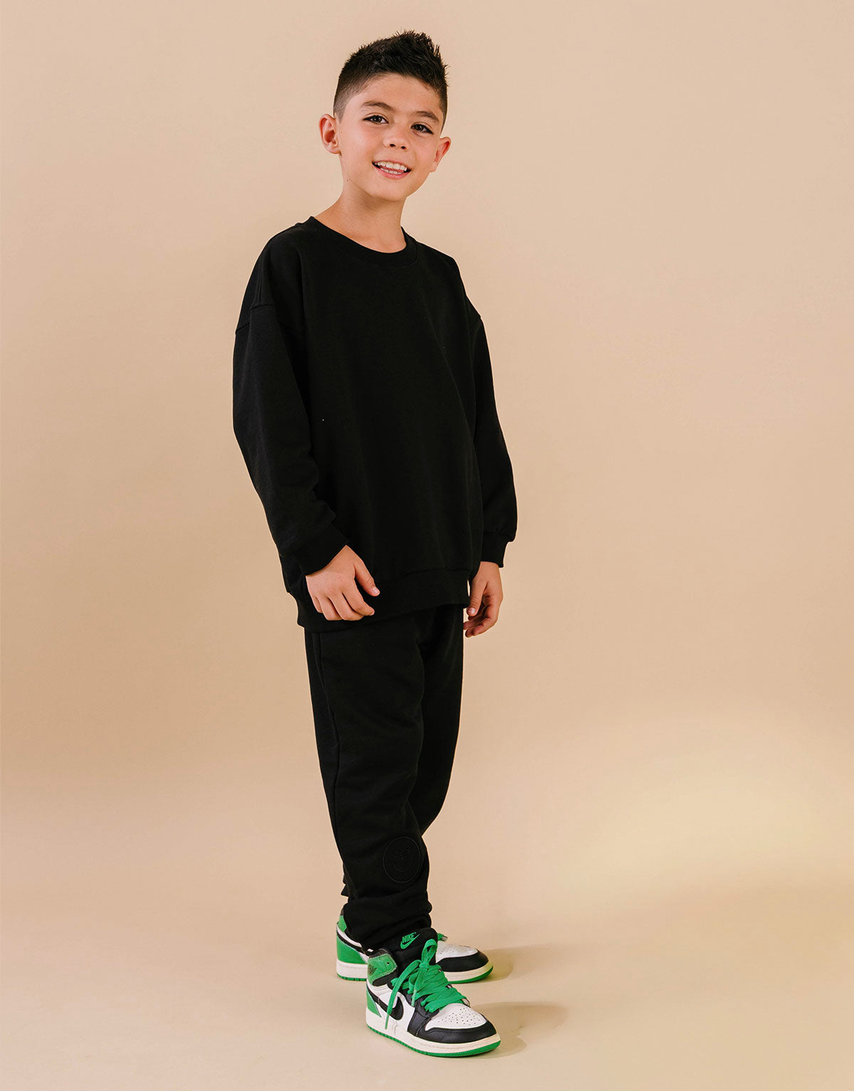 Conjunto buzo y jogger en 100% algodón peruano - Negro