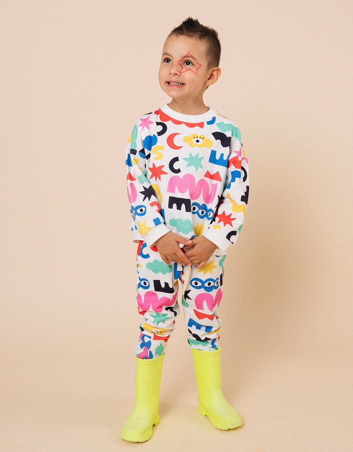 Conjunto para niñas y niños en algodón peruano - Elementos