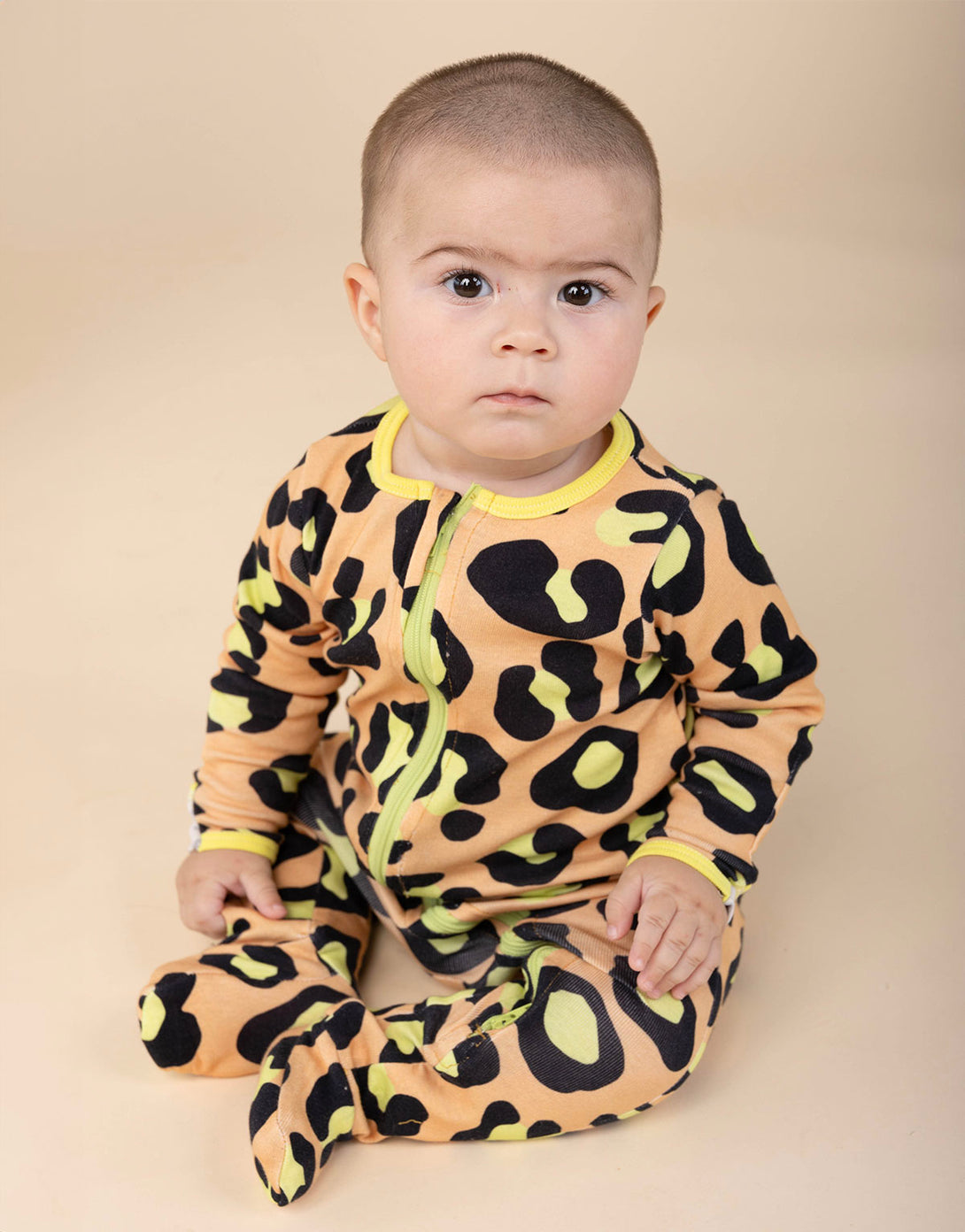 Pijama para bebés de Animal Print en 100% algodón peruano