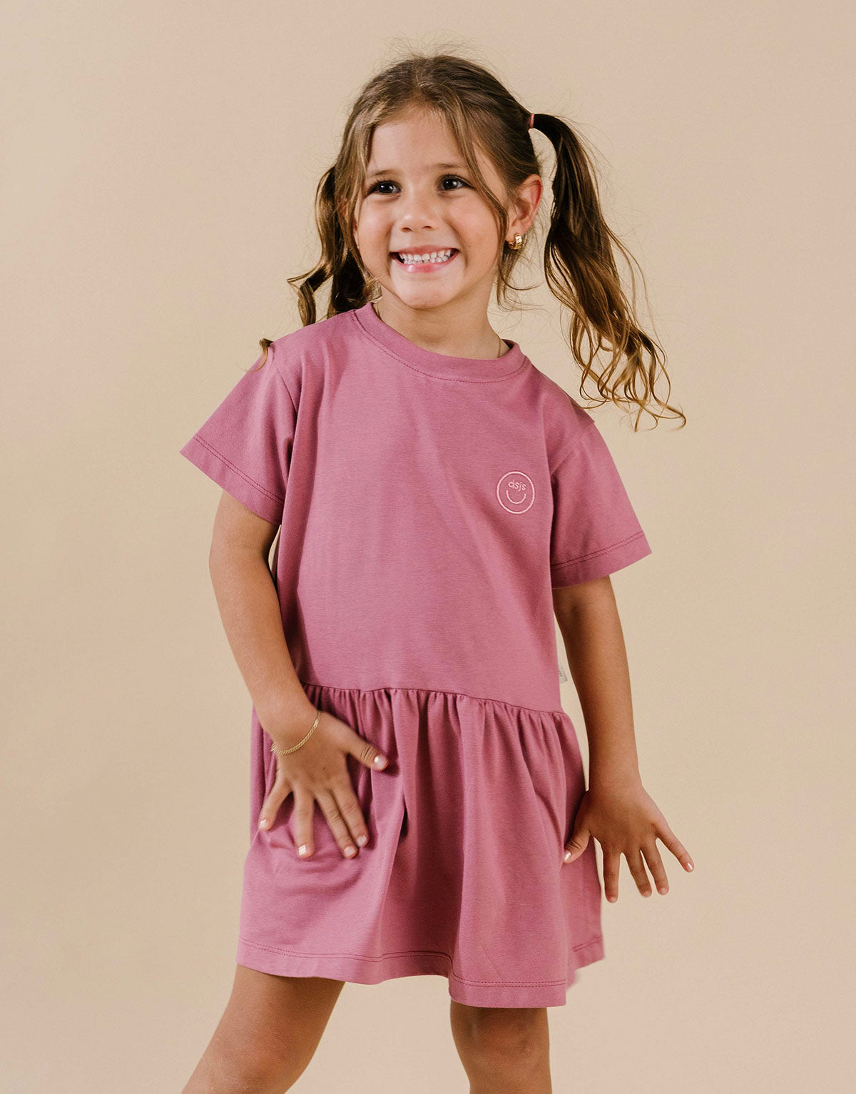 Vestido niñas en 100% algodón peruano