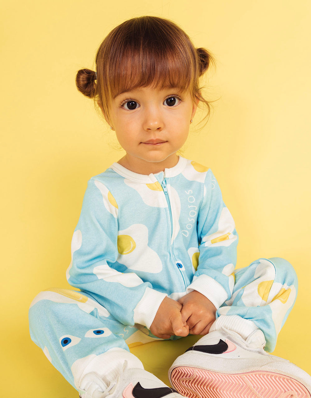 Pijama para bebés de algodón peruano - estampado huevos – Dosojos